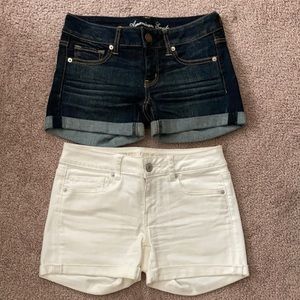 American Eagle Stretch Shorts- Size 4- (x2)